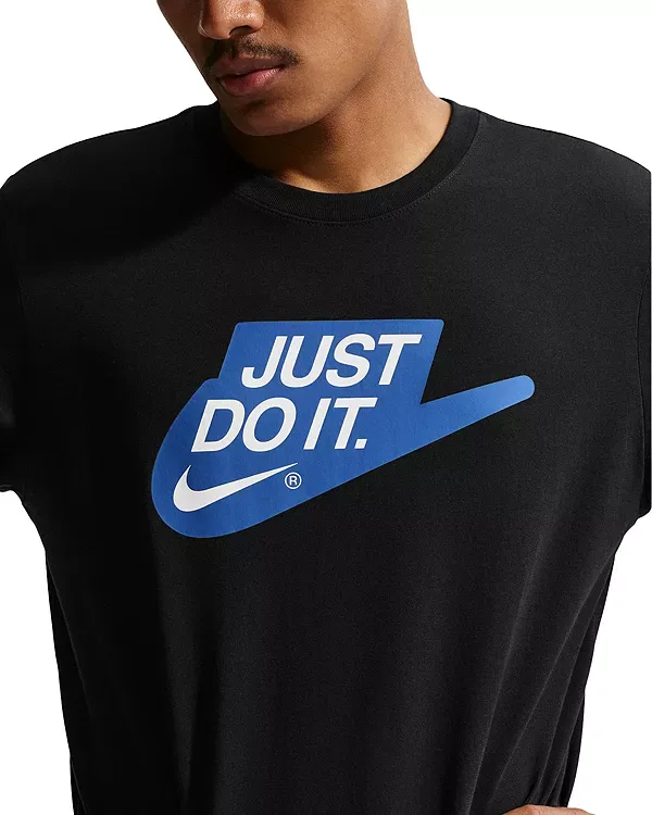 Спортивная футболка с логотипом Just Do It Nike, Black — фото 4