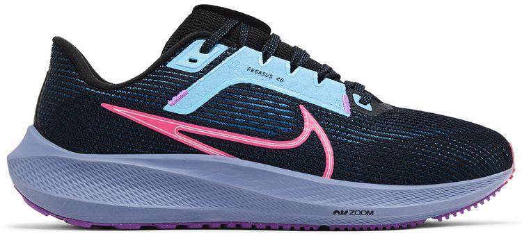 

Кроссовки Nike Air Zoom Pegasus 40 SE 'Black Hyper Pink', черный