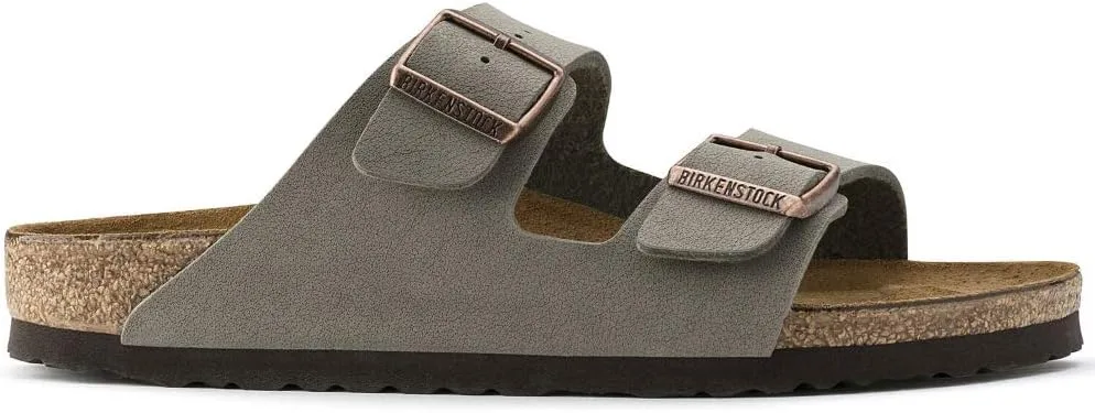 Шлепанцы Birkenstock 51061 Adult Arizona, унисекс, сабо и туфли-лодочки Birko-Flor (обычные), серый — фото 4