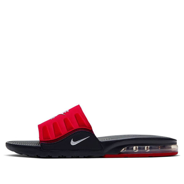 

Тапочки air max camden slide 'black university red' Nike, черный