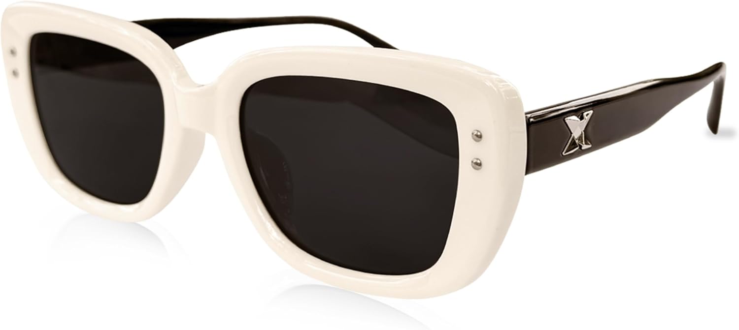 

Женские солнцезащитные очки с поляризацией и защитой от УФ-излучения для активного отдыха на открытом воздухе, стройнящая фигура, крупная оправа, летний стиль, легкие (кремовая оправа, серый цвет) Lumiha, Cream Frame Grey Lens