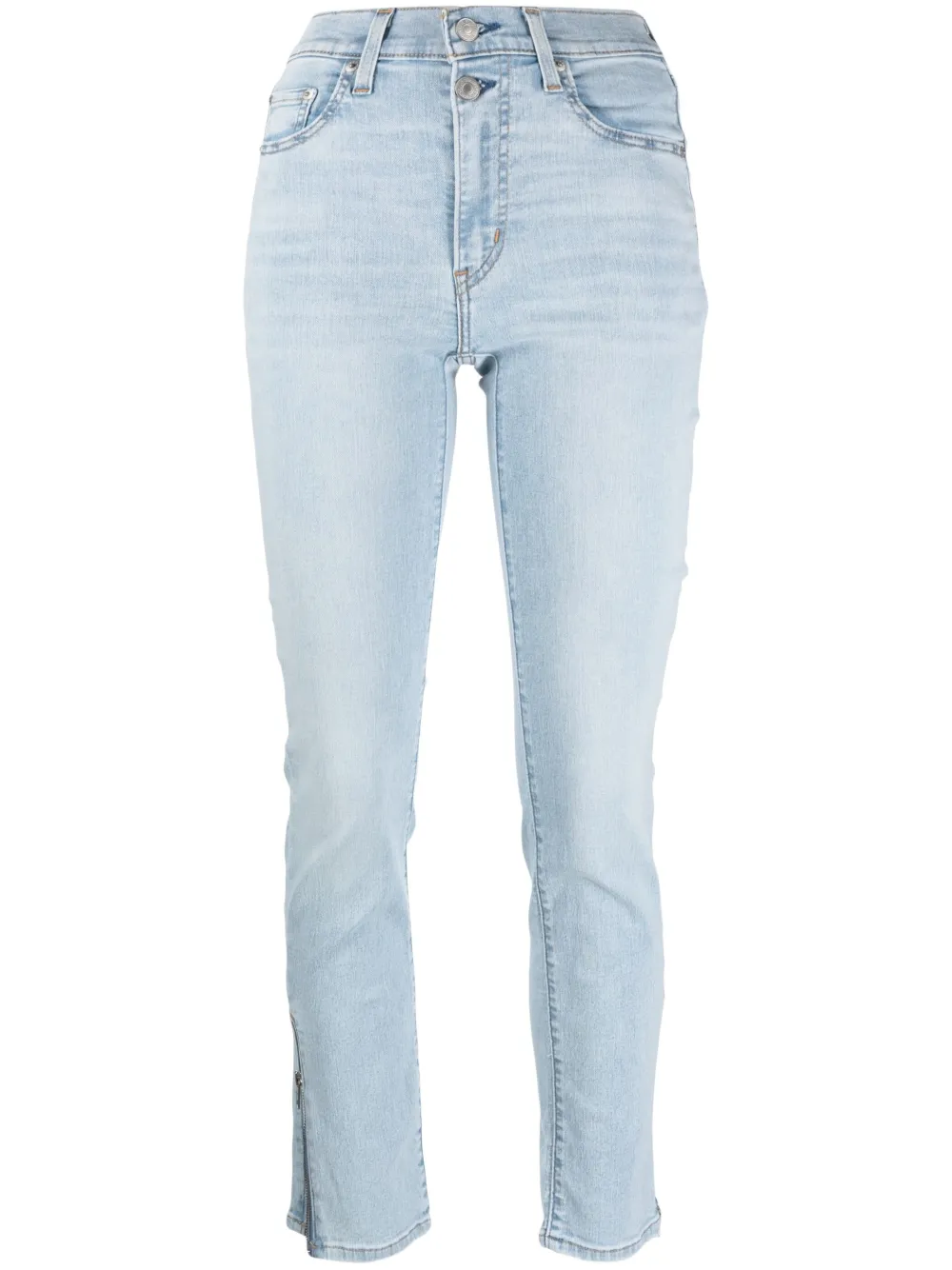 

Джинсы скинни с молниями Levi's, синий