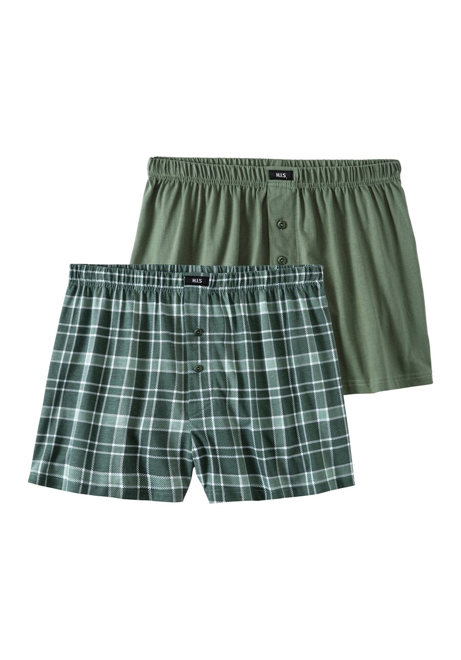 

Боксерские шорты H.I.S, цвет Green/Light green/Dark green