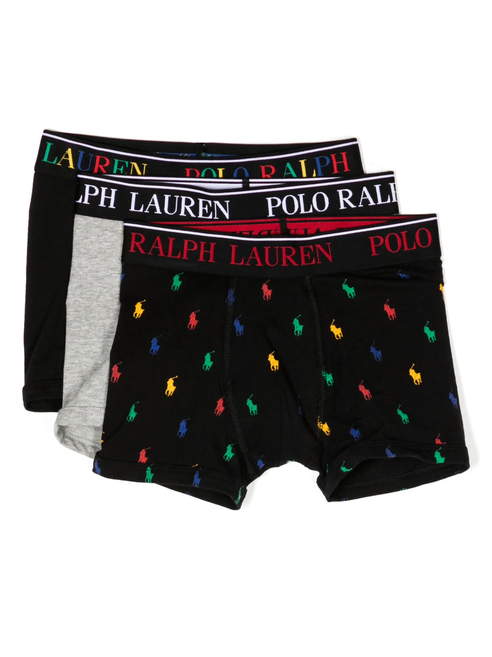 Боксеры с логотипом Polo Ralph Lauren Kids, черный