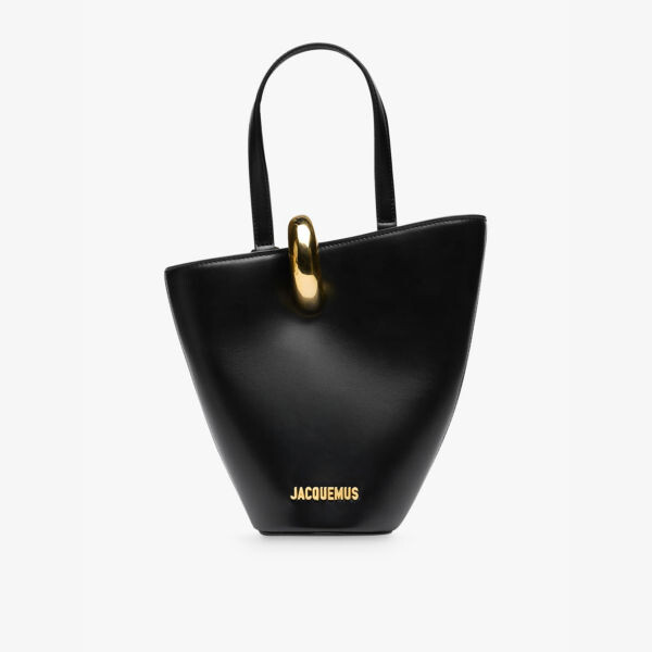 

Сумка-Ведро из кожи Le Petit Bambola Jacquemus, черный