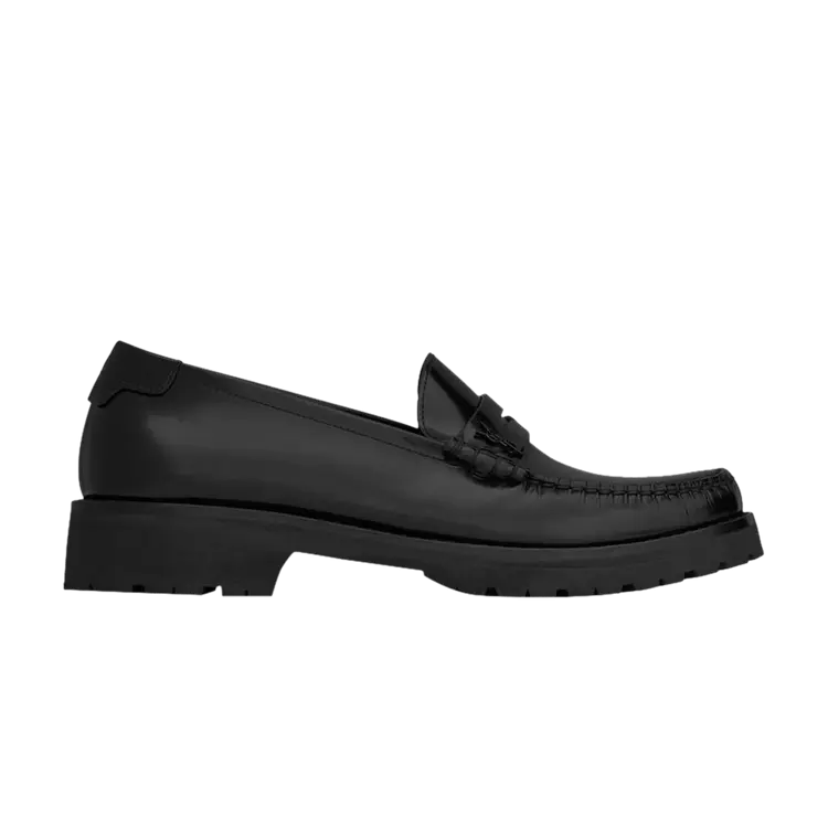 Шлепанцы Saint Laurent Wmns Le Loafer Chunky Penny Slippers Black, черный