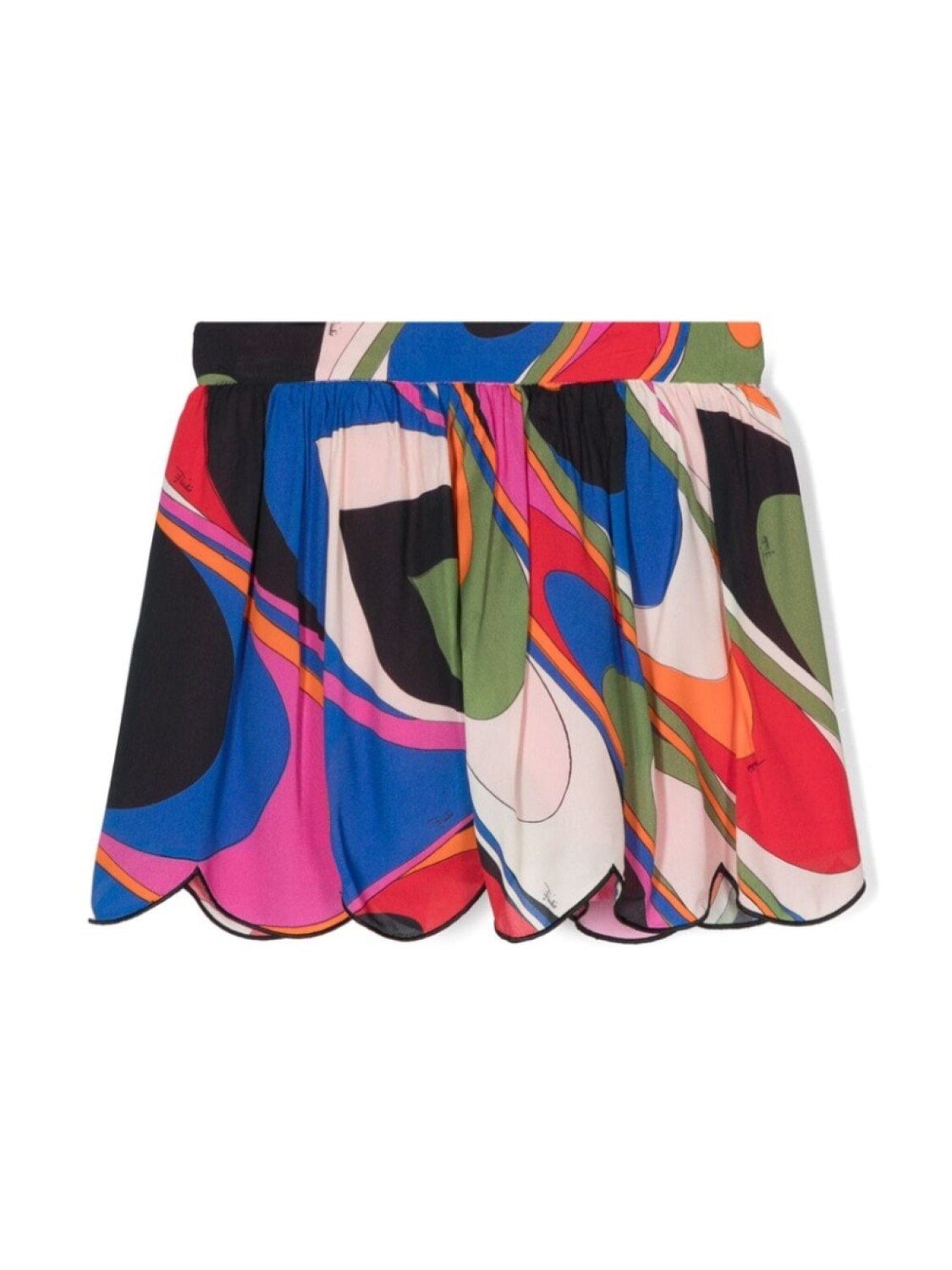 

Pucci креповые шорты с геометричным принтом, розовый