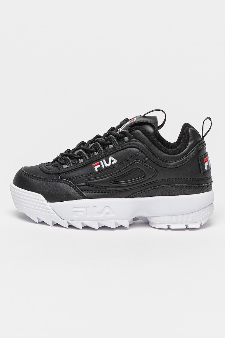 

Кроссовки Disruptor из экокожи с вышитым логотипом Fila, черный