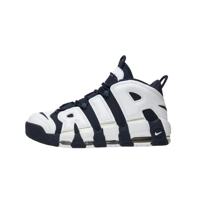 

Мужские баскетбольные кроссовки Air More Uptempo Vintage Mid-Top белого/полночного темно-синего/металлического золота/спортивного красного цвета Nike, Красный, Мужские баскетбольные кроссовки Air More Uptempo Vintage Mid-Top белого/полночного темно-синего