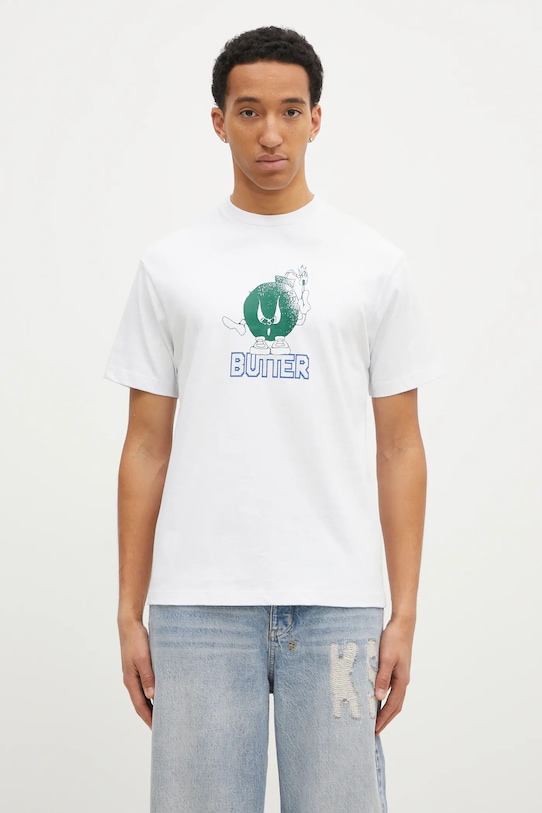 

Хлопковая футболка Bomb Tee Butter Goods, белый