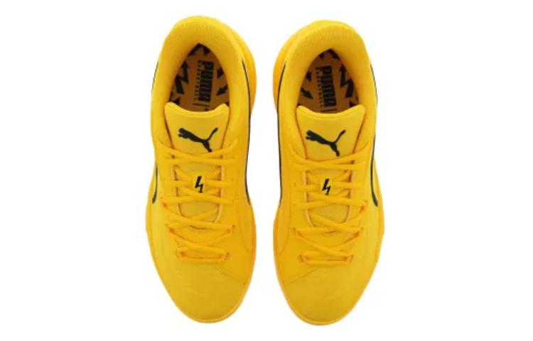 Футболка All Pro Nitro Porsche PUMA, желто-черная — фото 4