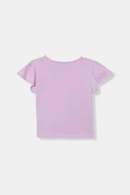 Футболка с коротким рукавом United Colors of Benetton, фиолетовый — фото 2