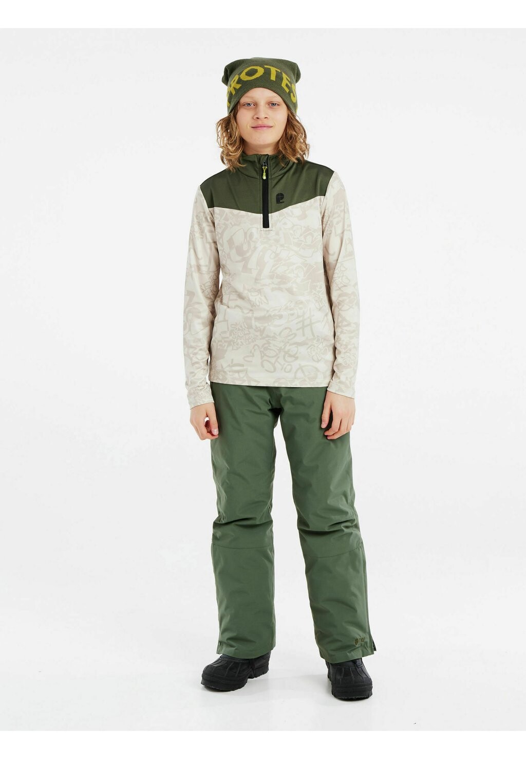 

Рубашка с длинным рукавом 1/4 ZIP Protest, цвет bamboobeige