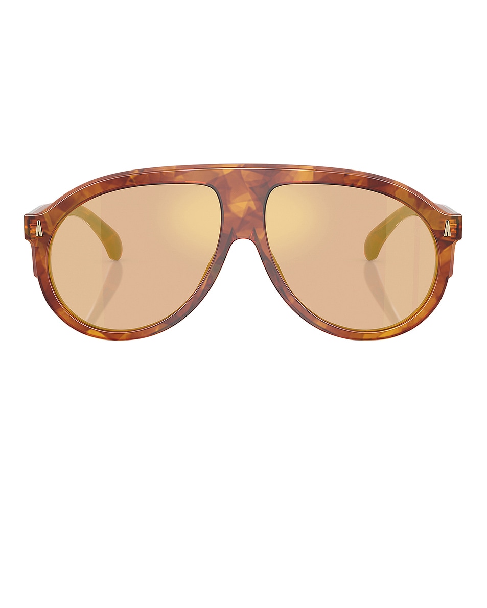 

Солнцезащитные очки фаит Moncler, цвет Brown Tortoise