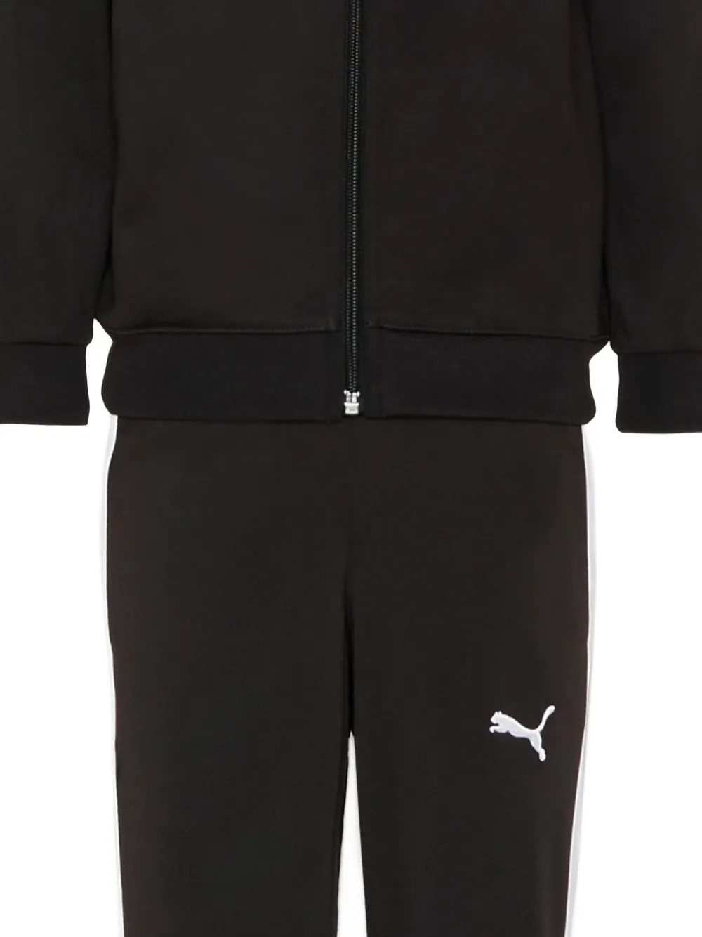 Спортивный костюм с логотипом Puma Kids, черный — фото 3