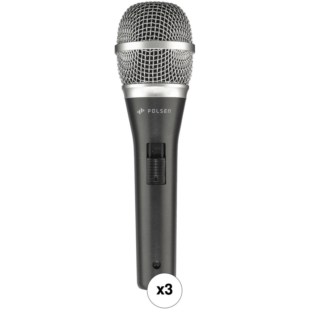 

Ручной микрофон Polsen M-85 Professional Dynamic Handheld Microphone (Dark Gray,