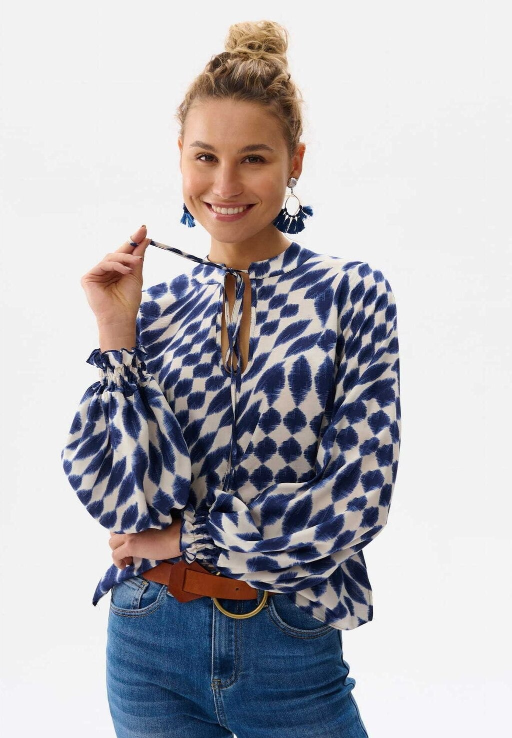 

Блузка OLIXA blue shadow, цвет blue