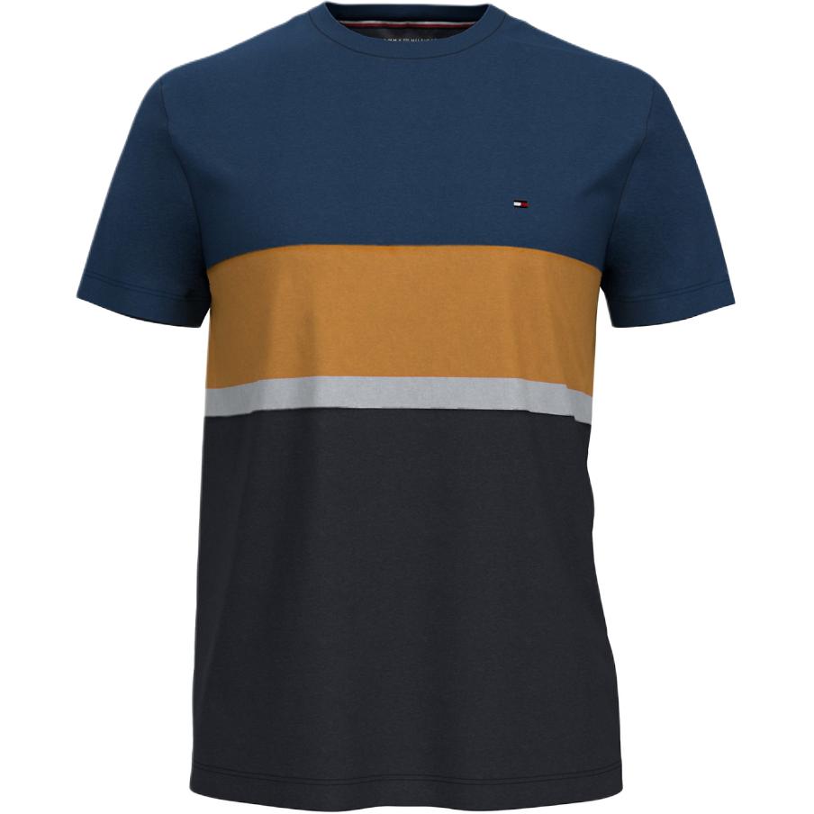 

Tommy Hilfiger Футболка мужская синяя, Синий, Tommy Hilfiger Футболка мужская синяя