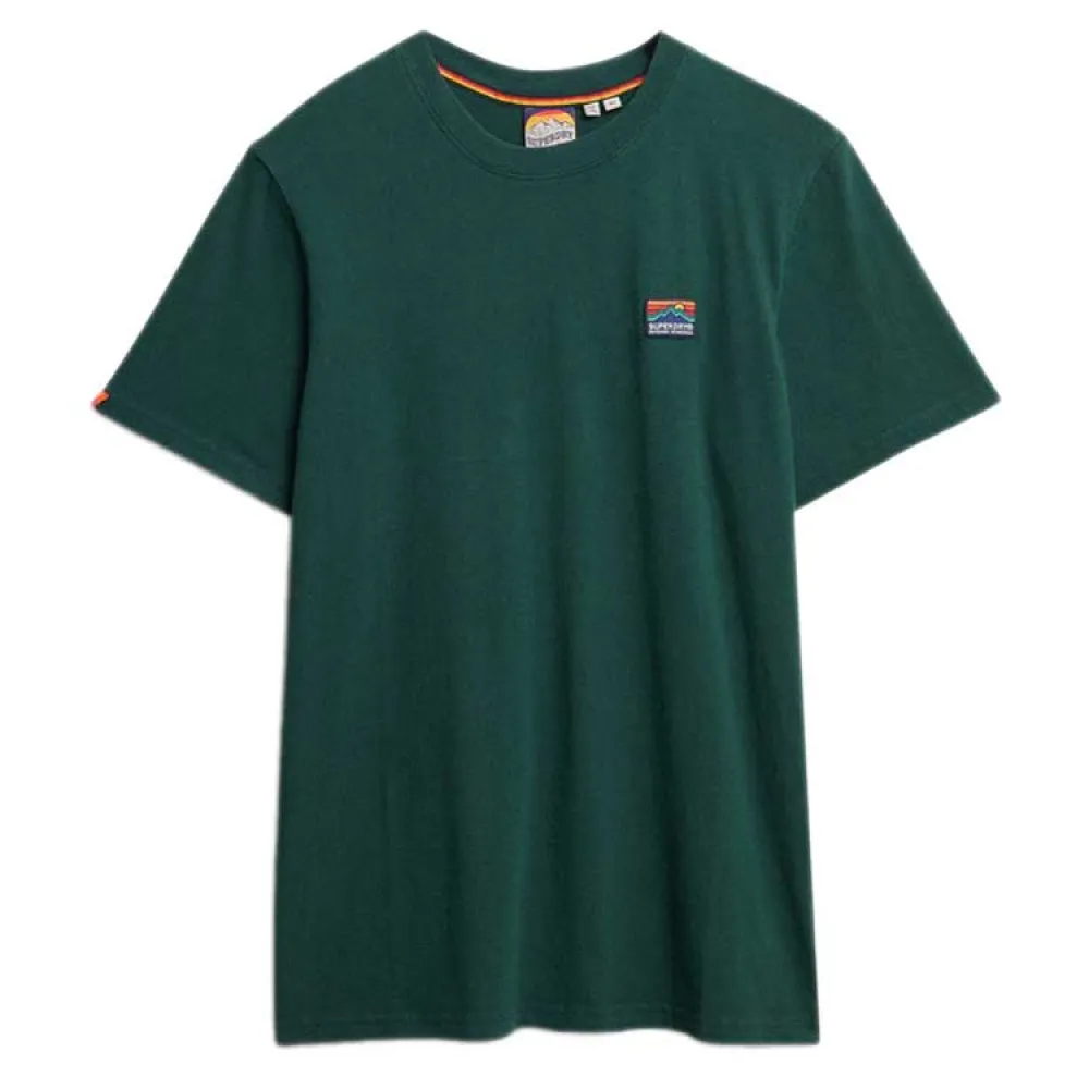 

Футболка с коротким рукавом Superdry Great Outdoors Emb Relaxed Fit, зеленый