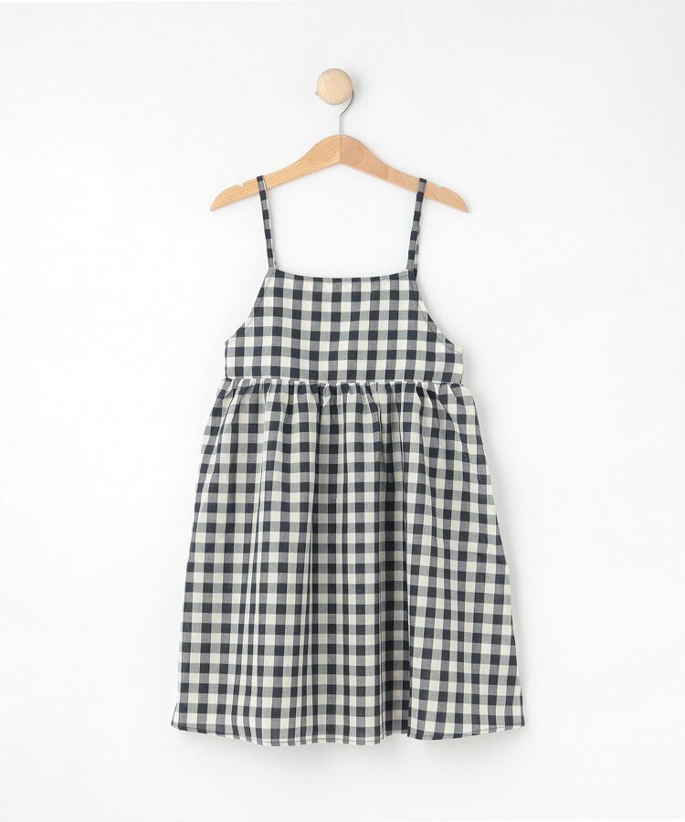 Платье в клетку из марли Dessin, Charcoal Gray(214)