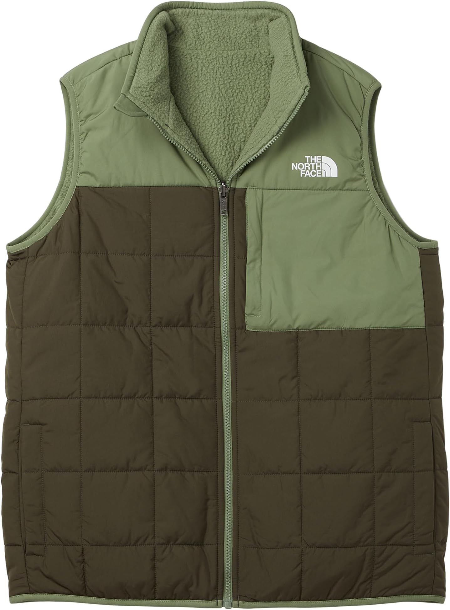 

Жилет The North Face Kids Reversible Shasta Vest, цвет New Taupe Green/Bark Mist