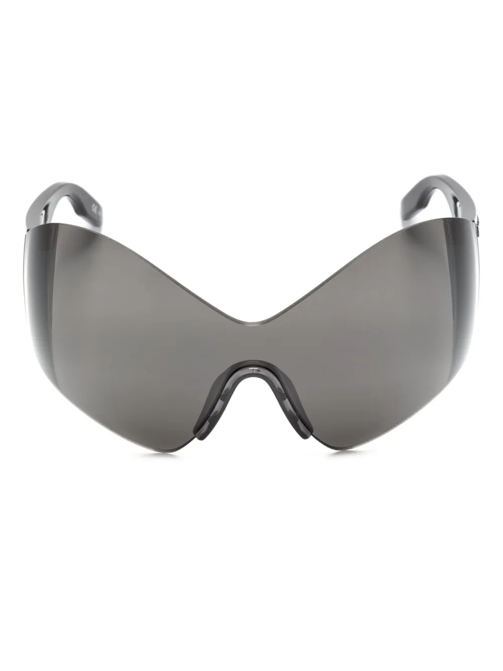 

Солнцезащитные очки Mask в оправе 'бабочка' Balenciaga Eyewear, черный