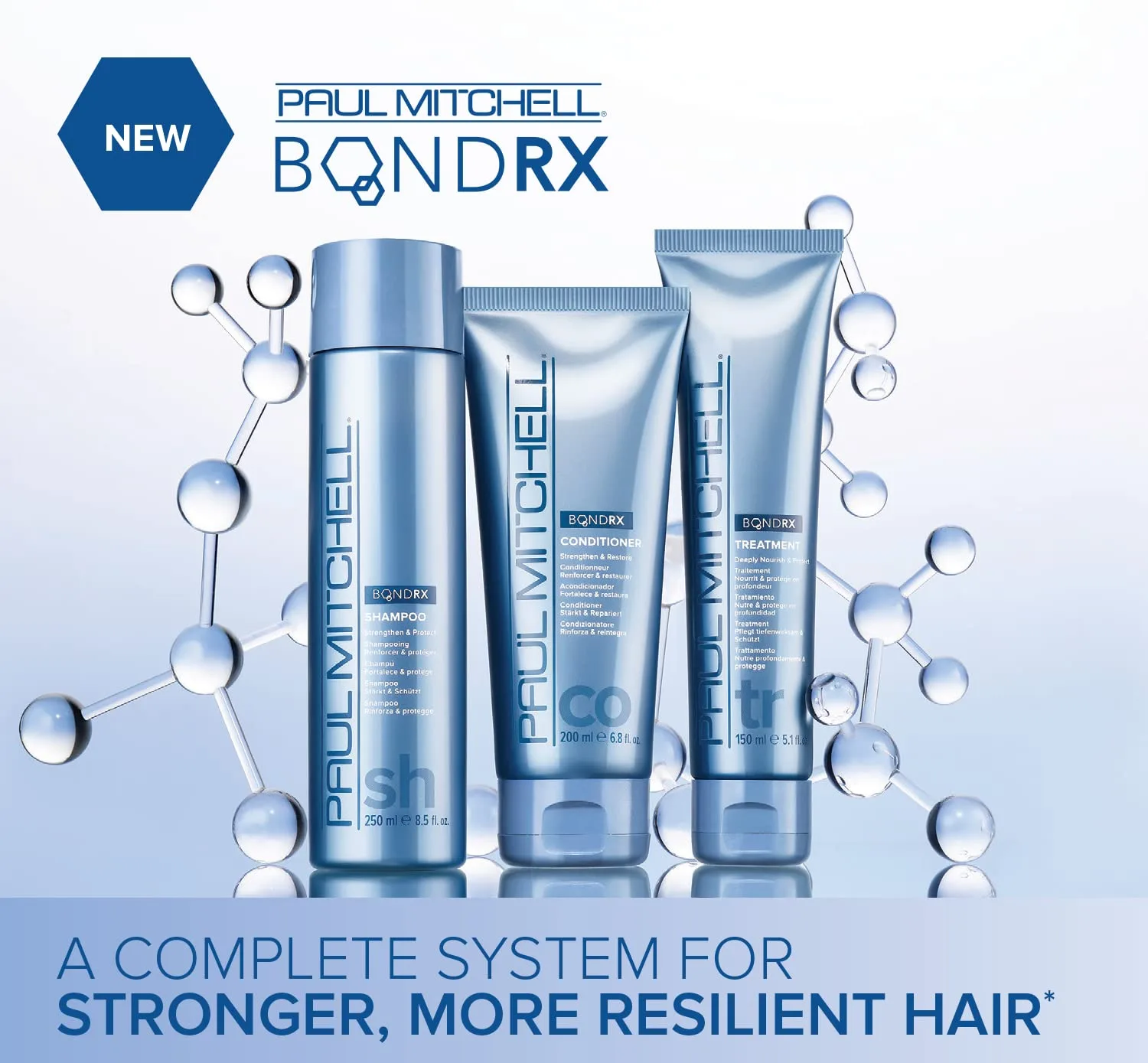Шампунь Paul Mitchell Bond Rx, укрепляет и защищает волосы, подходит для химически обработанных и поврежденных волос. 603 мл (1 шт.) — фото 2