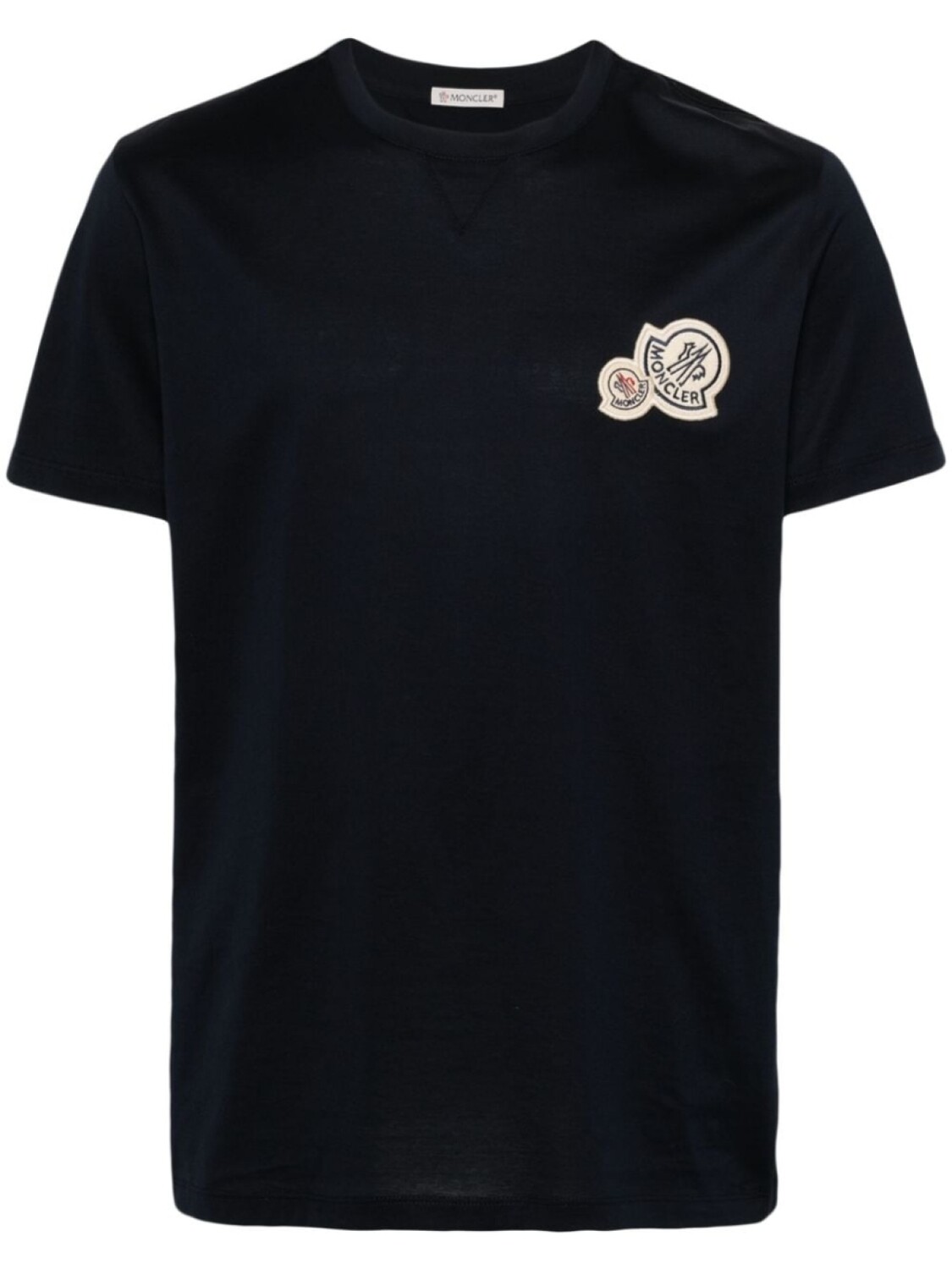 

Moncler футболка с логотипом, синий
