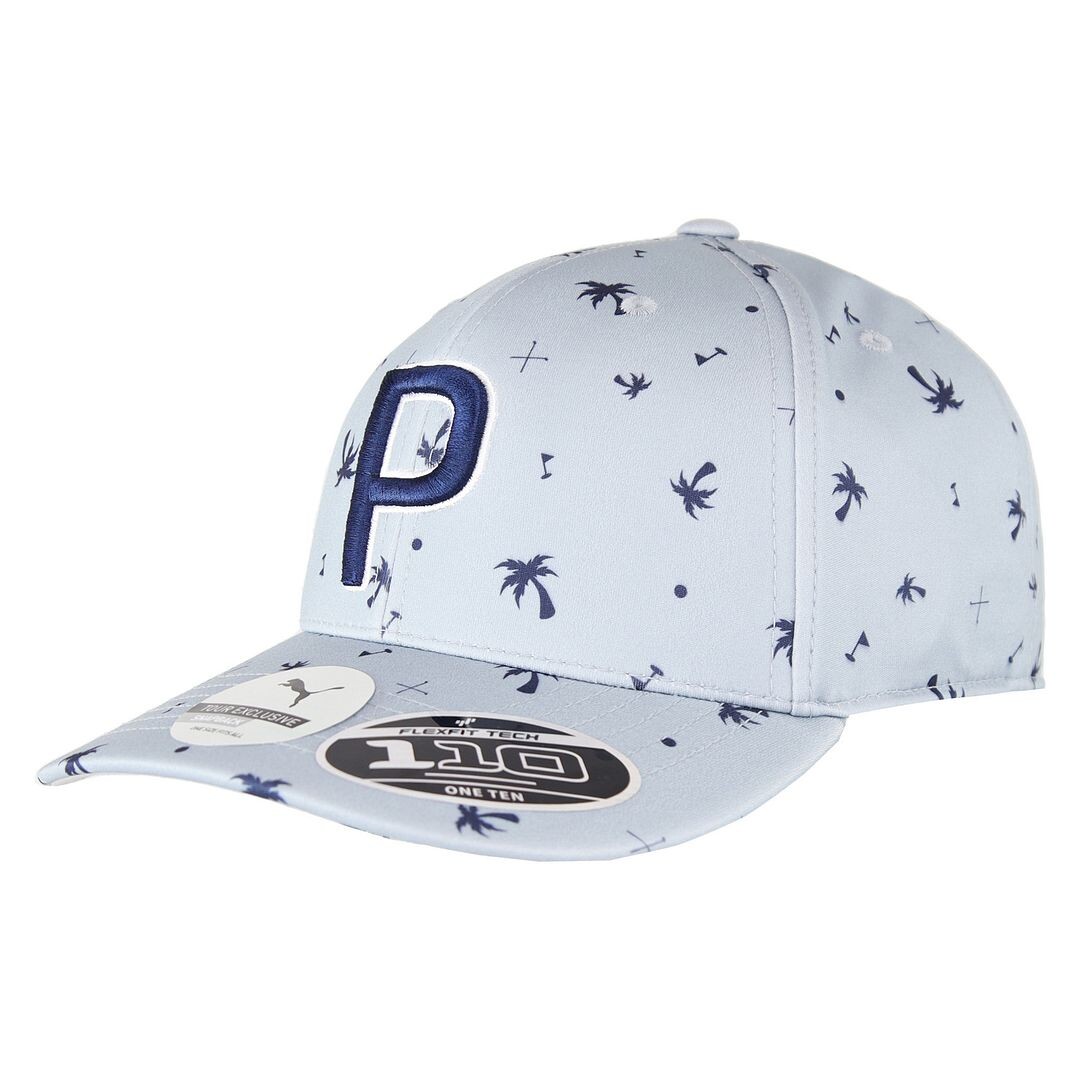 

Бейсболка snapback golf p110 с рисунком ладоней 023059 02 Puma, синий