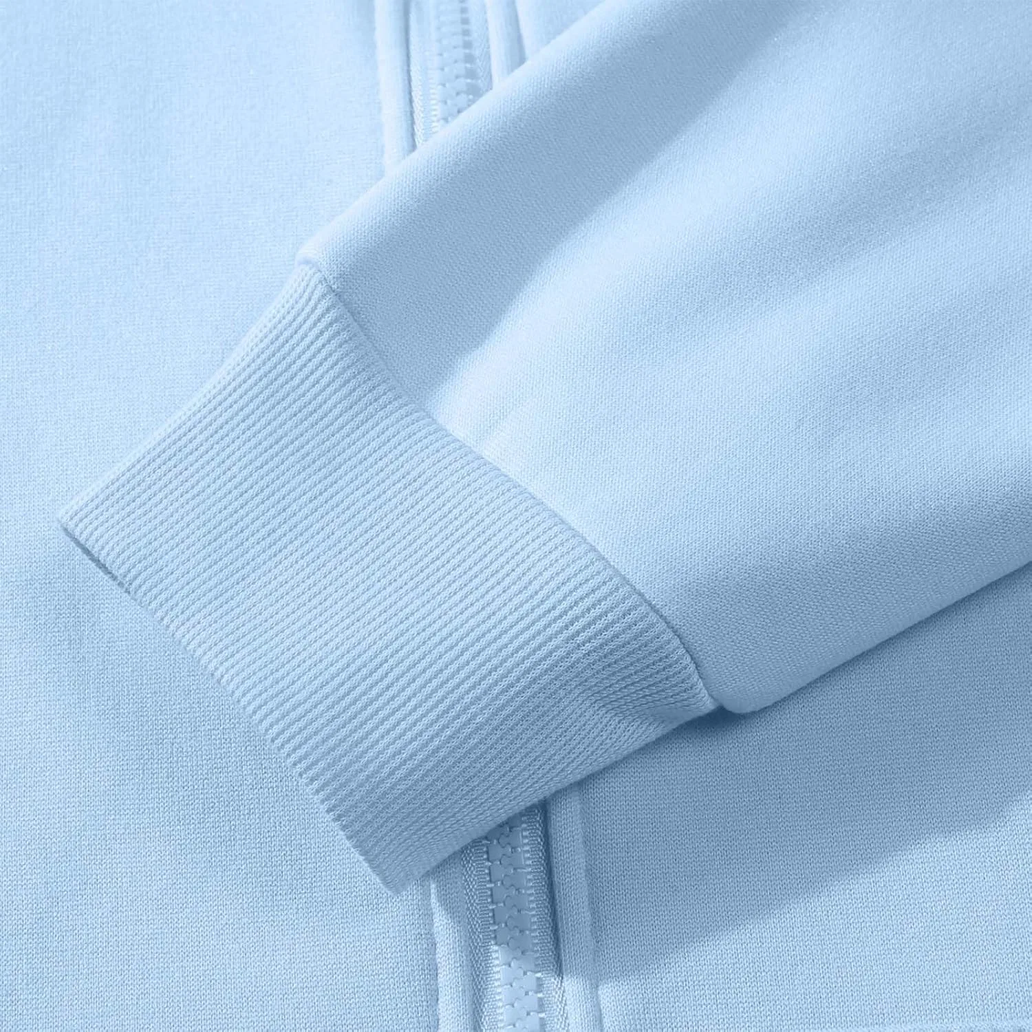 Мужская толстовка с капюшоном на молнии, Light Blue — фото 2