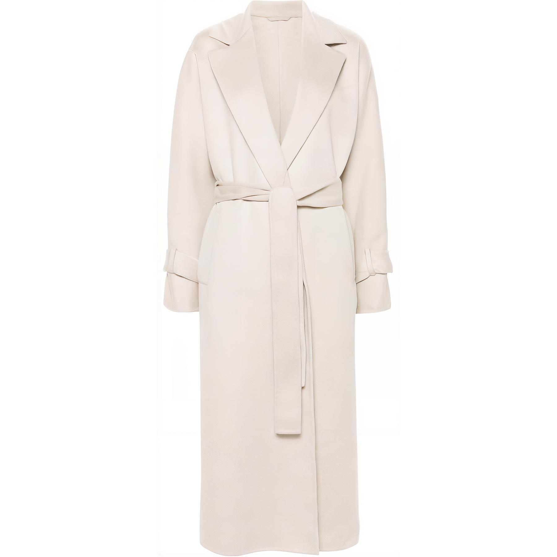 

Жакет Monil с завязывающимся поясом и декором Brunello Cucinelli, светло-серый