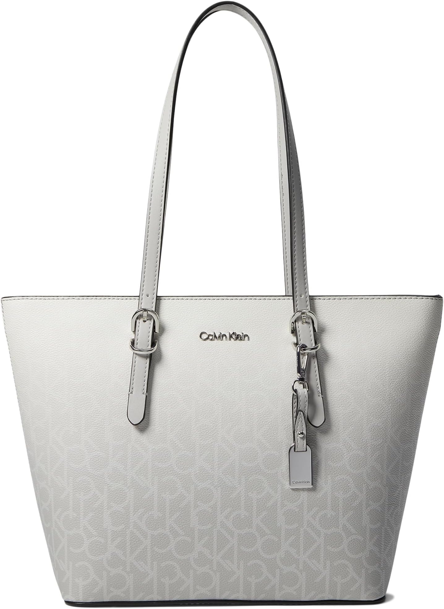 

Сумка-тоут Calvin Klein Serafina Signature Tote, цвет Dove Multi