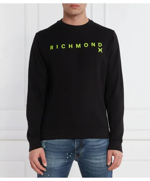 

Изношенная толстовка Regular fit Richmond X, черный