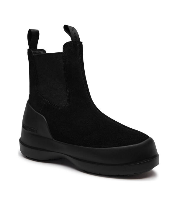 Ботинки женские Moon Boot Луна комбинированные, черный