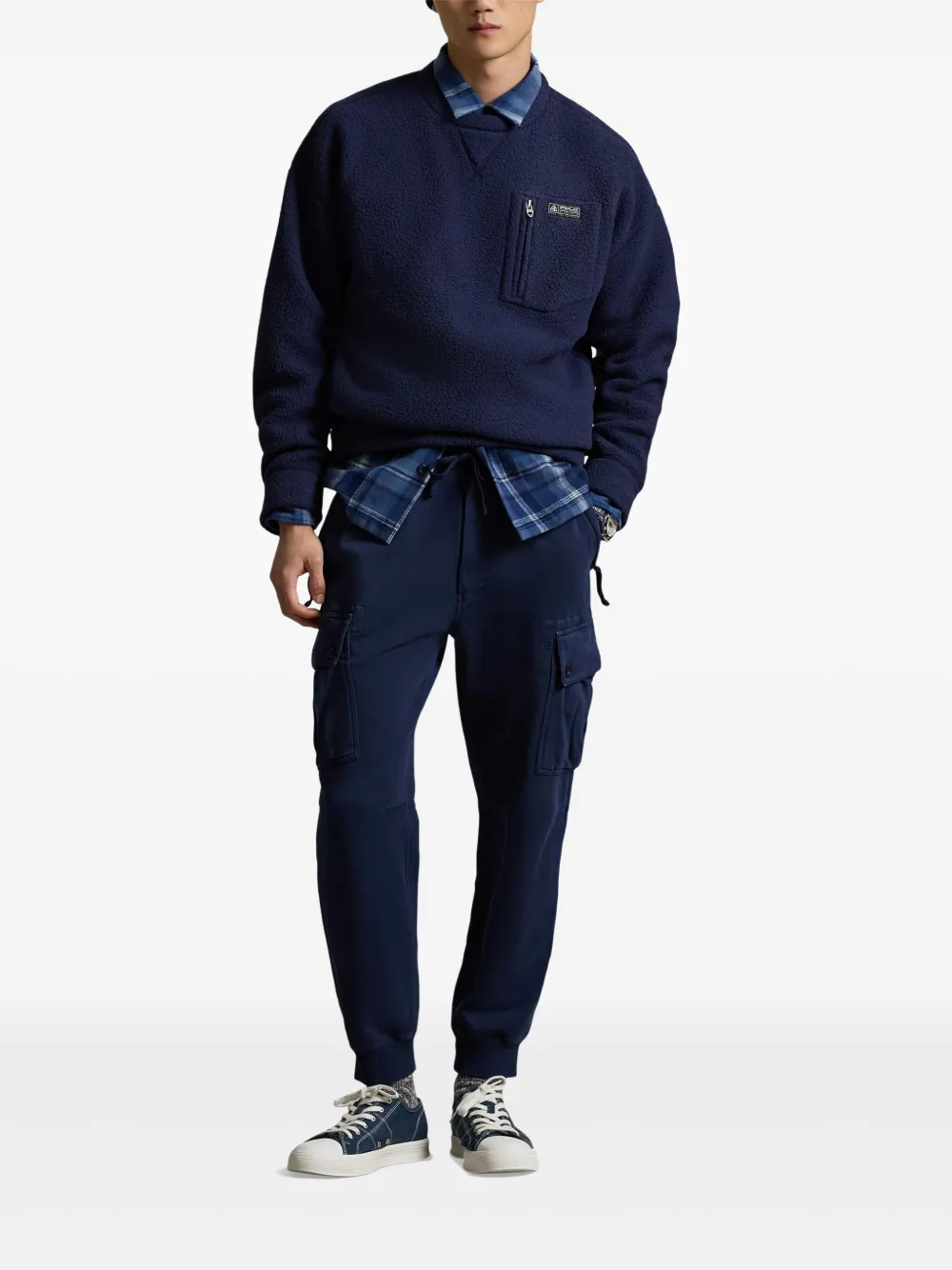 Спортивные брюки с карманами Polo Ralph Lauren, синий — фото 2