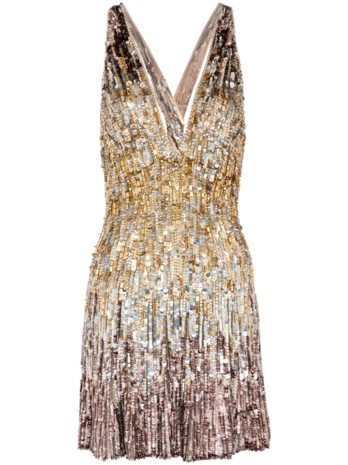 

Jenny Packham платье Brilliance, золотистый