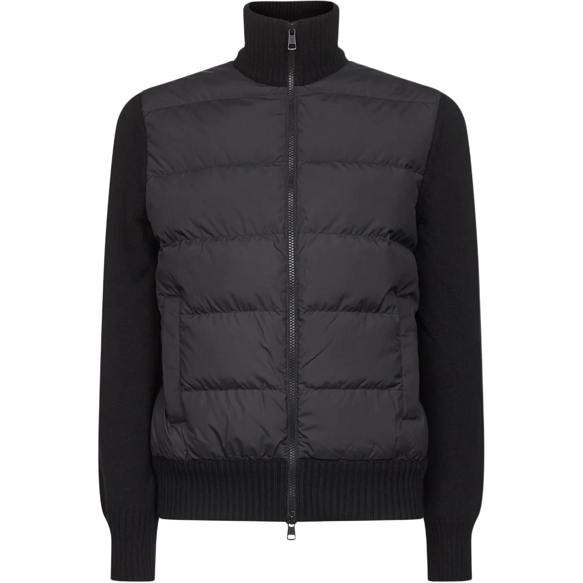 

Moncler Куртка с логотипом на нашивке, Black