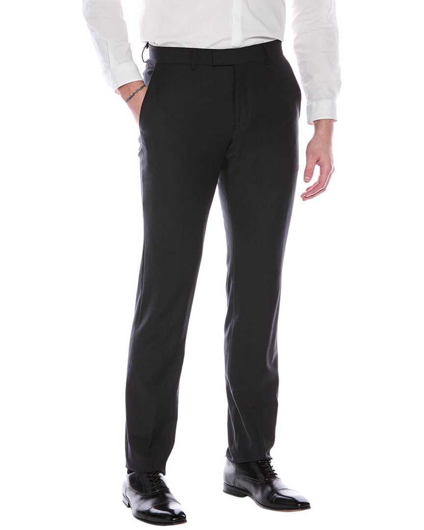 

Брюки BOSS Hugo Boss из смесовой шерсти, серый