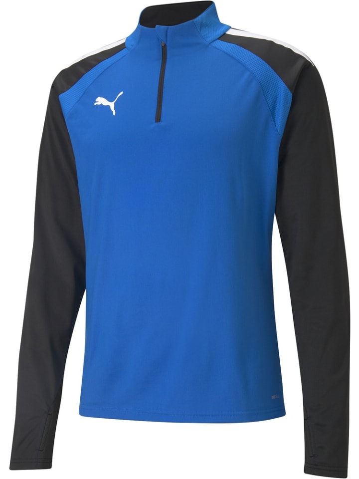 

Свитер TeamLIGA 1/4 Zip Top синего цвета Puma
