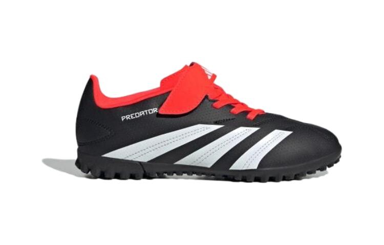 Футбольные бутсы PREDATOR 24 Kids Kids Low-top Black/Red Adidas, черный/красный — фото 2