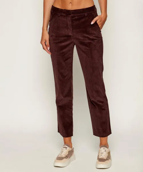 

Вельветовые брюки Marruca Slim fit Weekend Maxmara, красный