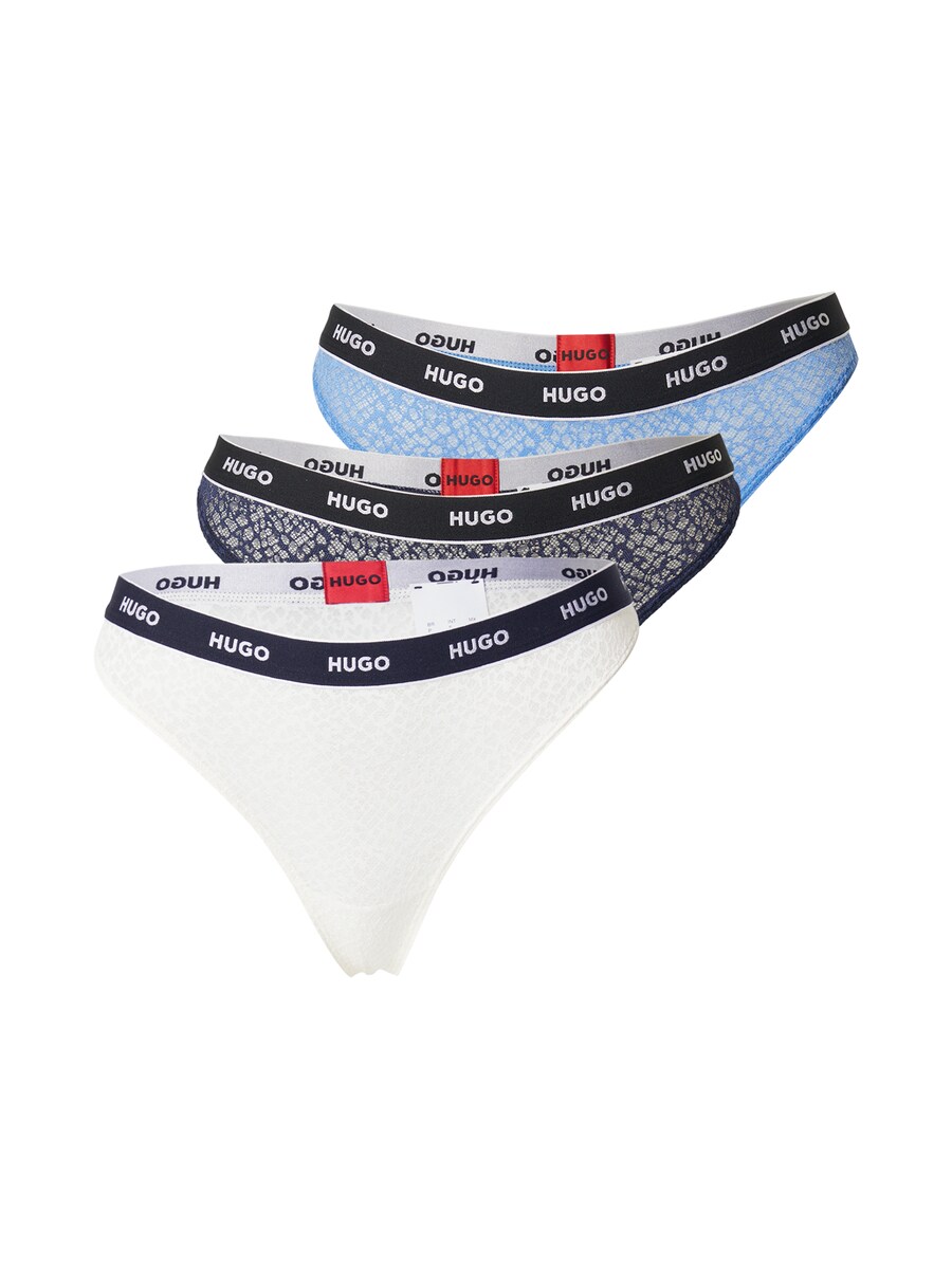 

Стринги HUGO, цвет Navy/Sky blue/White