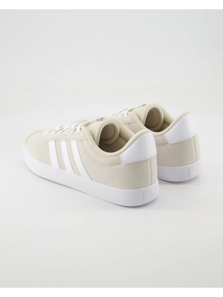 Кроссовки на шнуровке adidas, бежевый — фото 3