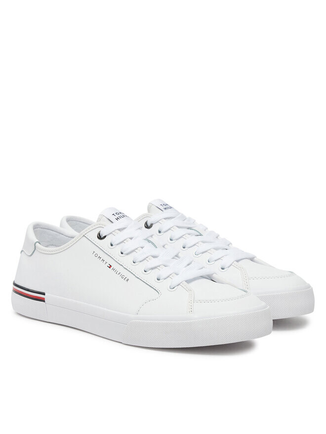 Кроссовки Tommy Hilfiger de tenis Core Corporate Vulc Leather FM0FM05399, белый — фото 2