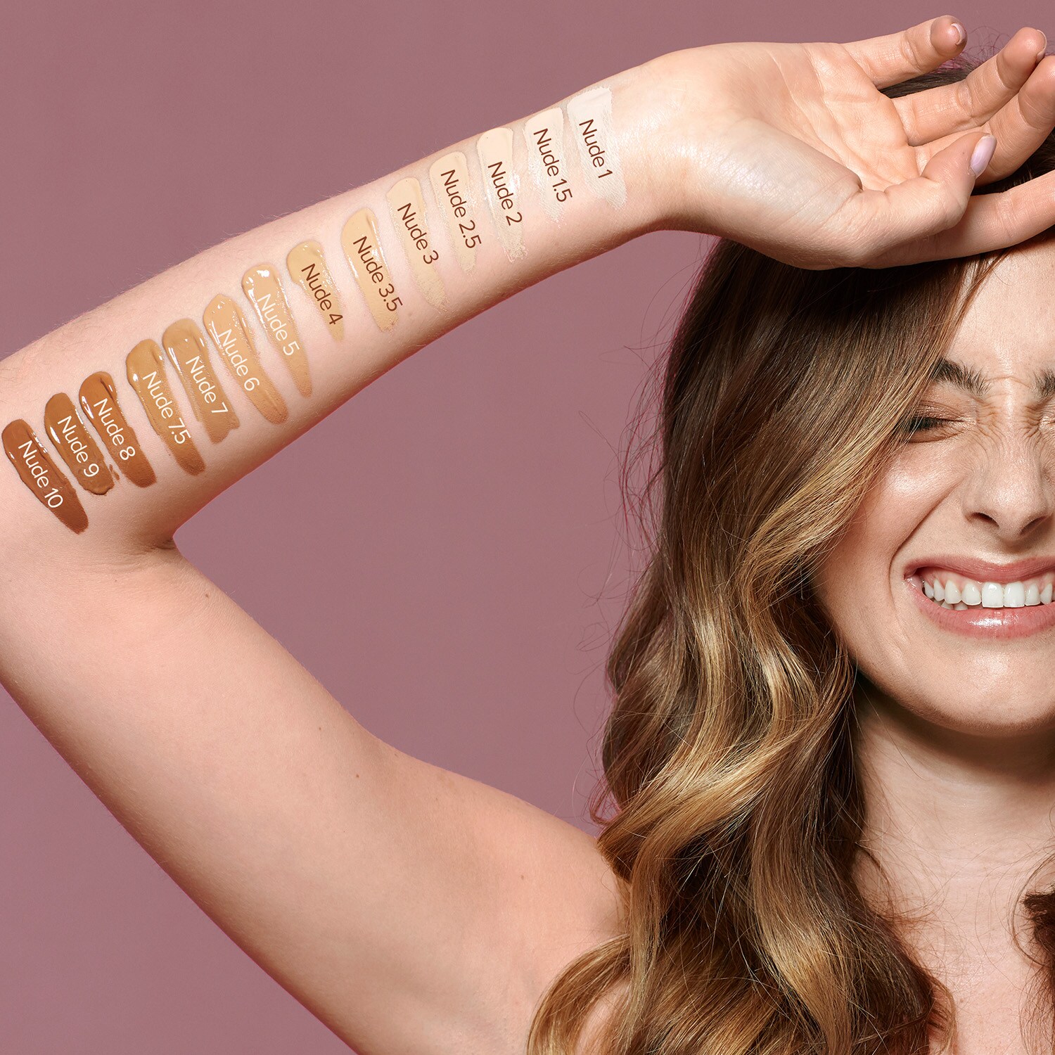 Тональная основа Tinted Cover Foundation Nudestix, Nude 7.5 (20 ml) — фото 2