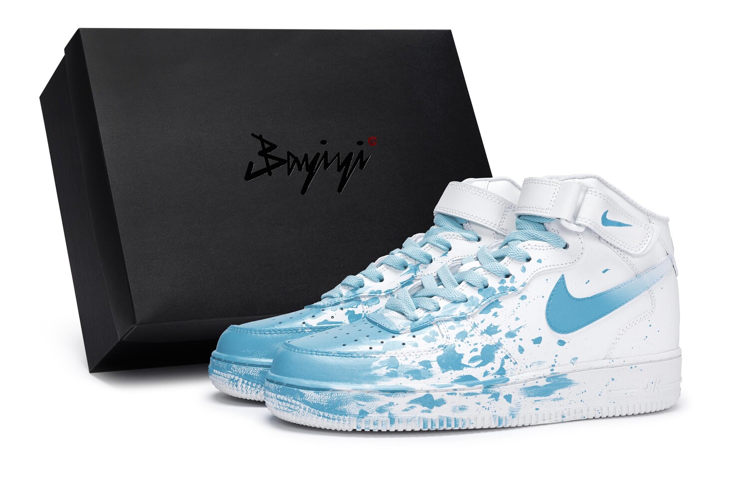 

Кроссовки Air Force 1 для скейтбординга мужские, среднего размера, синий Nike