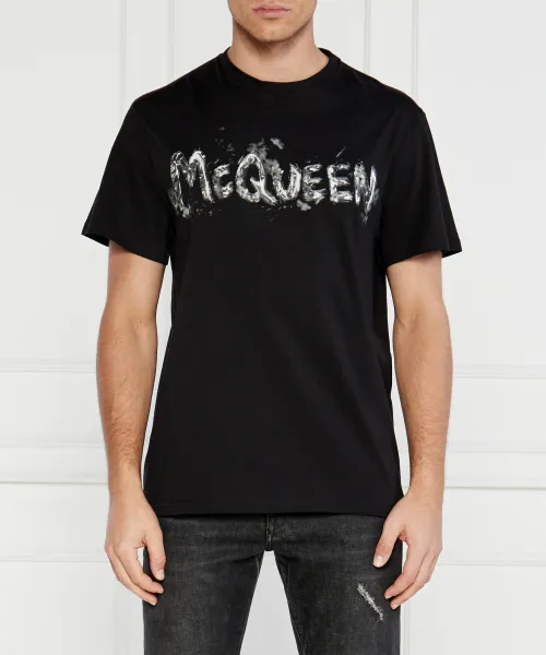 

Футболка Regular fit Alexander Mcqueen, черный