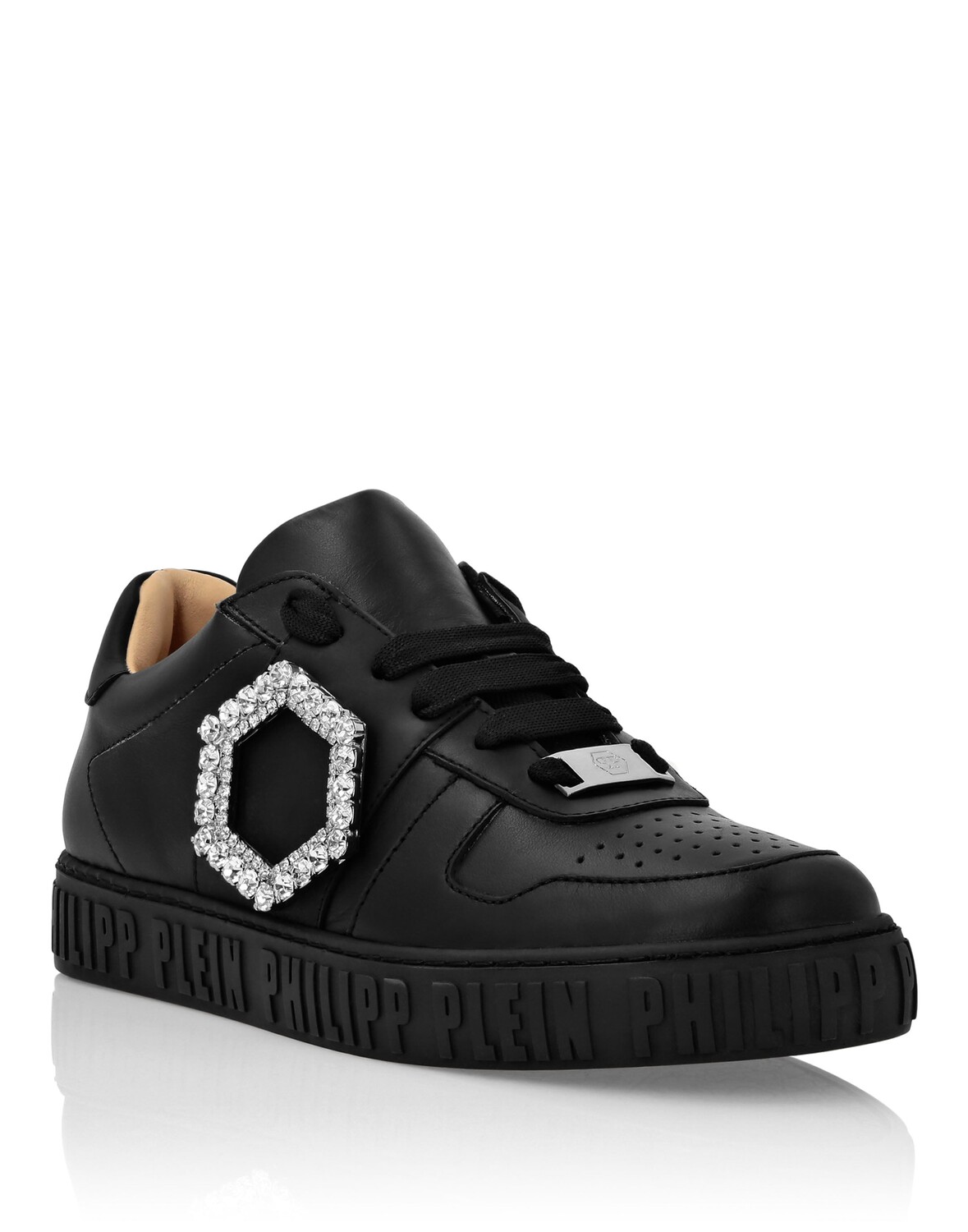 

Кожаные кроссовки Lo-Top Philipp Plein, цвет Black / Black