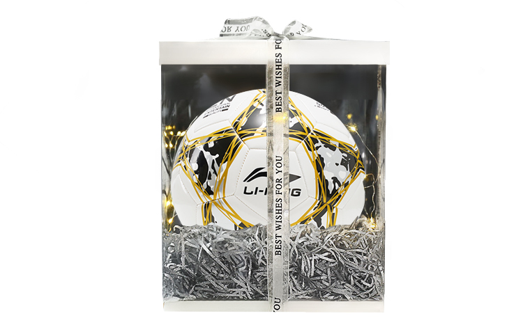 

LINING Размер 5 футбольный мяч TPU машинной строчки унисекс белый желтый