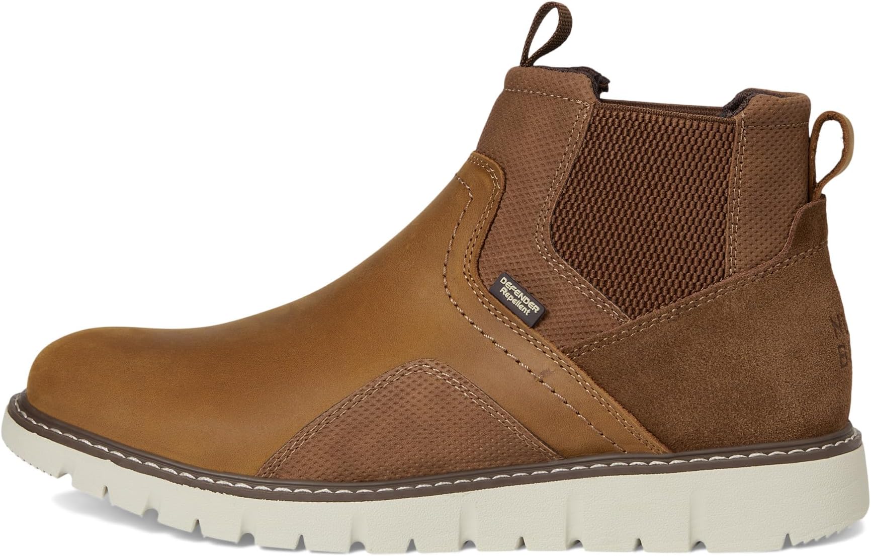 Ботинки Nunn Bush Men's Karnak Plain Toe Chelsea Boots Lightweight Comfortable Chukka, Tan — фото 4